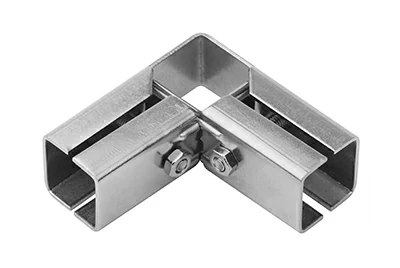 Aluminum square tube fittings Aluminum square tube fittings