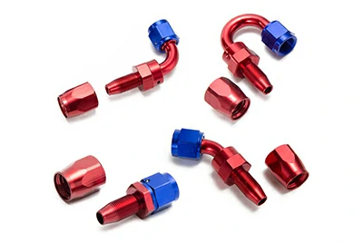 Aluminum fuel line fittings Aluminum fuel line fittings