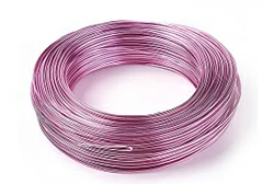 Hot Pink Anodized Aluminum Wire Hot Pink Anodized Aluminum Wire