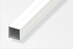 Kastenprofil aus weißem Aluminium Kastenprofil aus weißem Aluminium