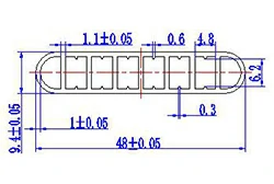 48mm*9.4mm-8 Delik 48mm*9.4mm-8 Delik