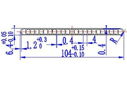 104mm*6.4mm-23 Delik 104mm*6.4mm-23 Delik
