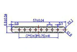 57mm*6.6mm-9 delik 57mm*6.6mm-9 delik