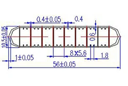 56mm*10.5mm-10 delik 56mm*10.5mm-10 delik