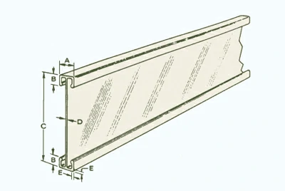 Extruded aluminum wing spar material Extruded aluminum wing spar material
