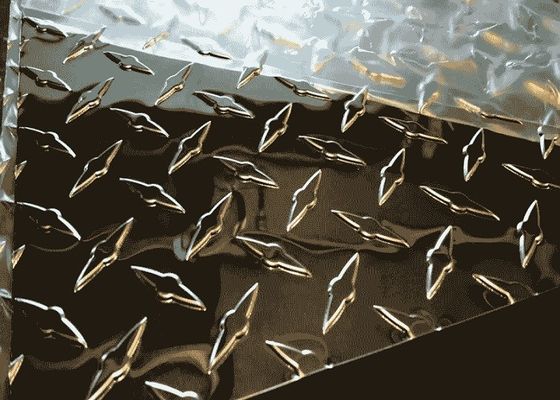 Plaque de bande de roulement diamantée en aluminium 5086 H32