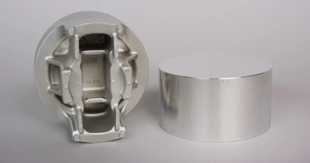 Pistón redondo de aluminio 4032