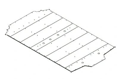 automotive underbody protection microchannel profile