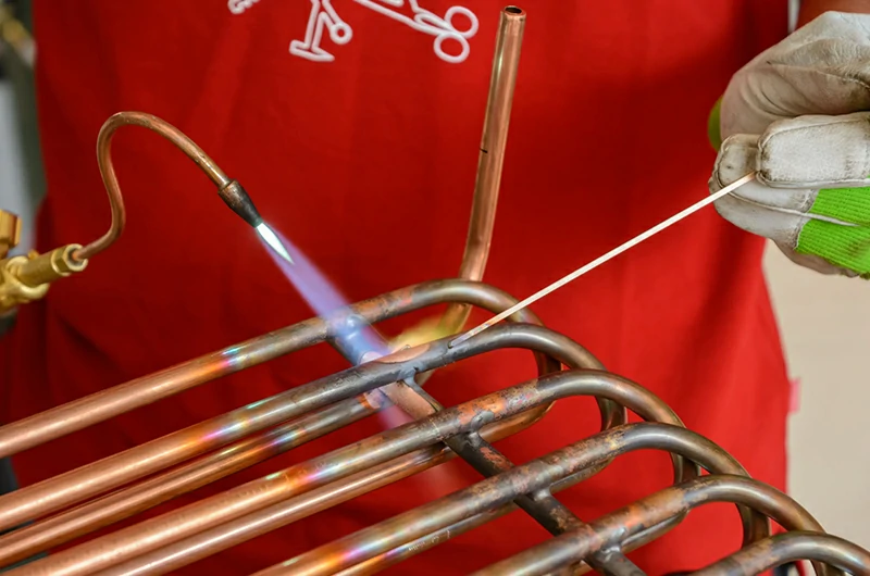 قضيب نحاس بالنحاس