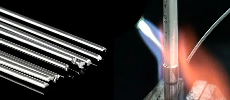 Flux core aluminum brazing rods