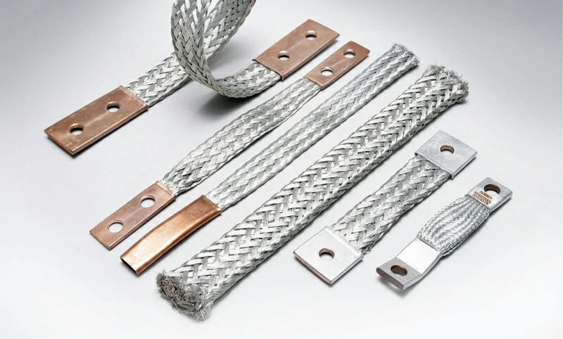 tinned copper braided strap