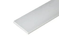 Anodized aluminum flat bar