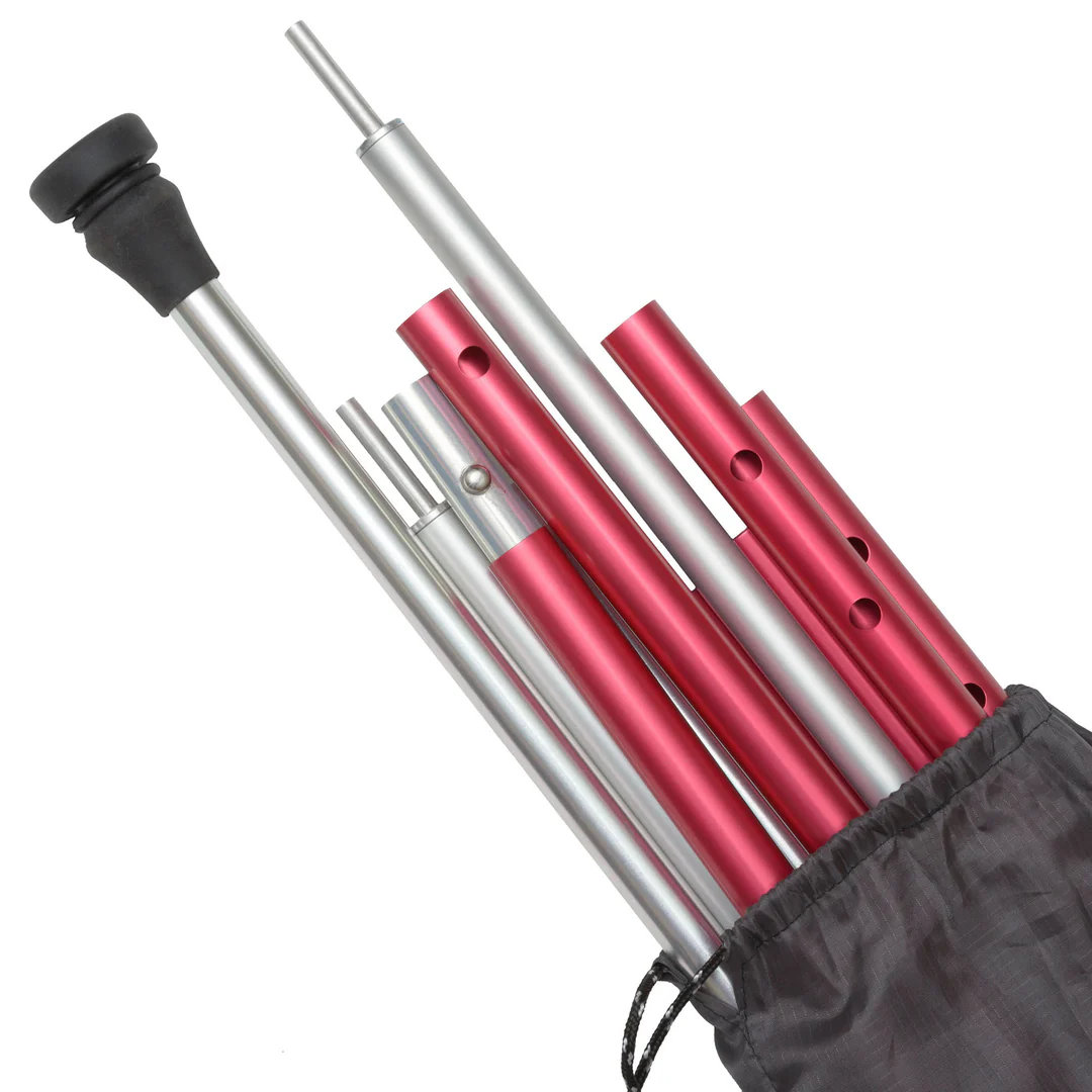Aluminum camping poles