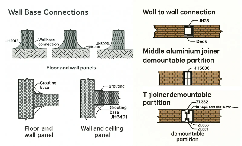 Tường / Khung vách ngăn & Edge Trims
