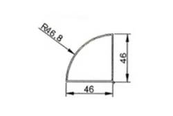 Filler góc hướng dẫn sàn có thể điều chỉnh