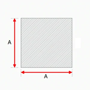 Bàn nhôm vuông Bar Die