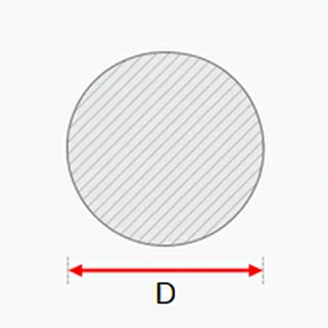 Mesa de tamanho molde para barra redonda de alumínio