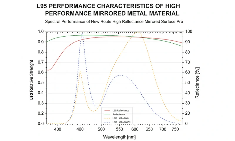 L95 high-reflectance mirror-finish aluminum