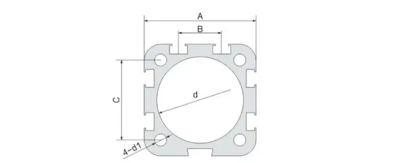 CHF Standard Square Cylinder Tube