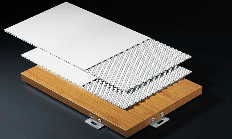 Aluminum Corrugated Core Sandwich Panel