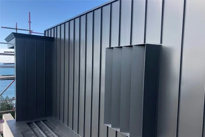 Standing Seam Metal Cladding System