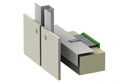 Hook-on / Back-Fastened Cladding System