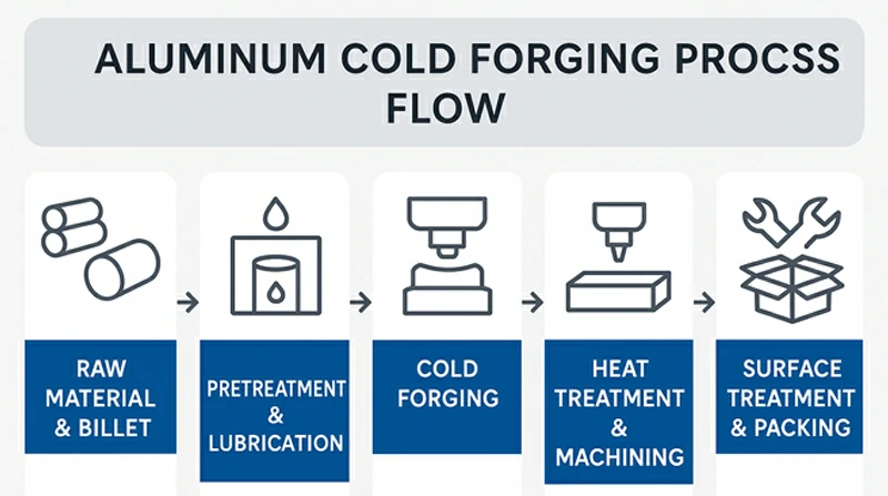 Aluminum Cold Forging Process & Quality Control