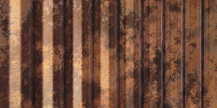 Corrugated Patina 122 Flat Color