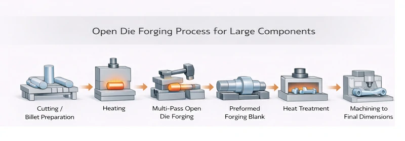 Open-Die Forged Large Parts / Preforms 
