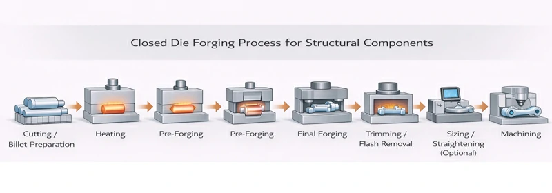 Closed-Die Forged Structural Parts