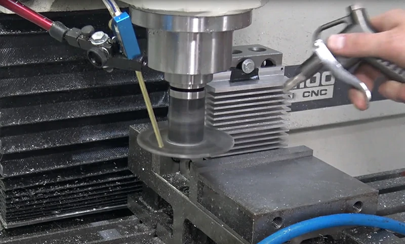 CNC aluminum heat sink extrusions