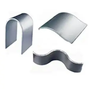 bent aluminum honeycomb panel