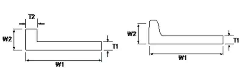Aluminum Bulb Flat Size Reference