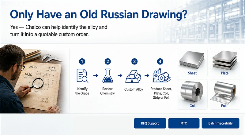 customize Russian standard aluminum alloy