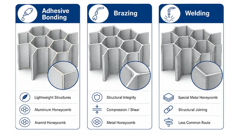 honeycomb core joining