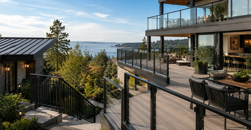 aluminum railing profiles and components