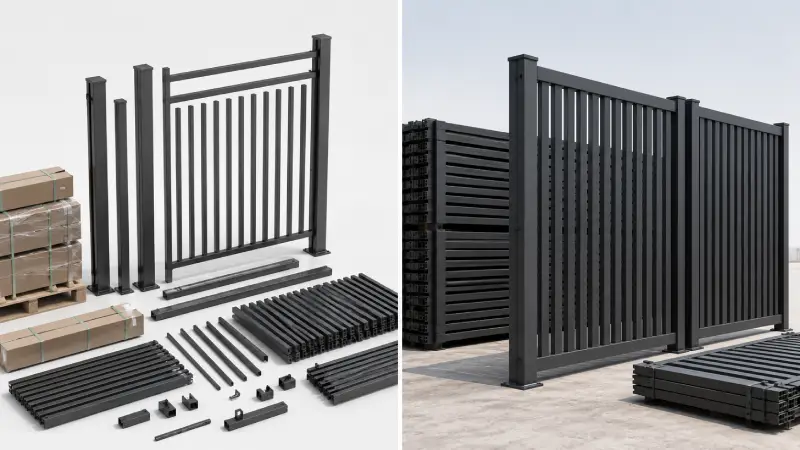 Modular vs. Welded Aluminum Fence Systems