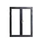 Double-leaf hinged doors