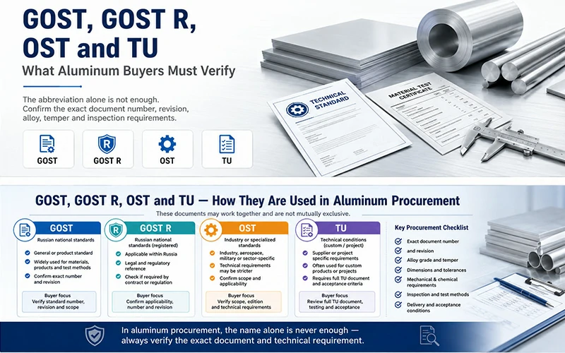 difference between GOST, GOST R, OST, and TU
