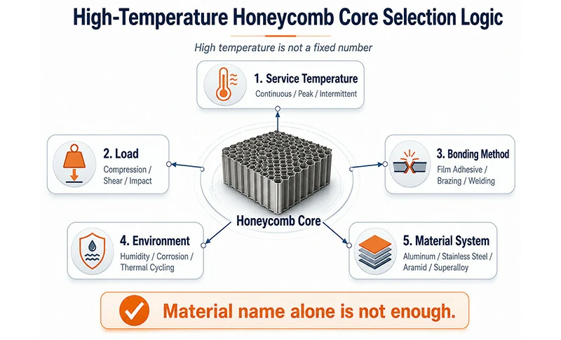 High temperature honeycomb