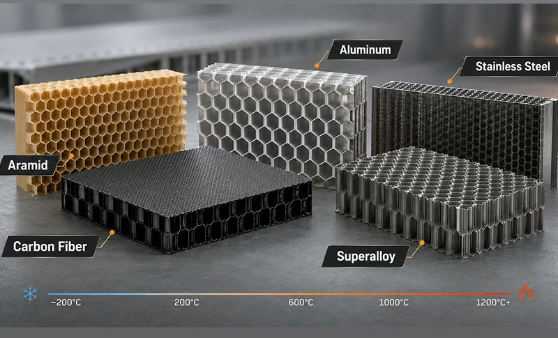 What counts as high temperature for a honeycomb core