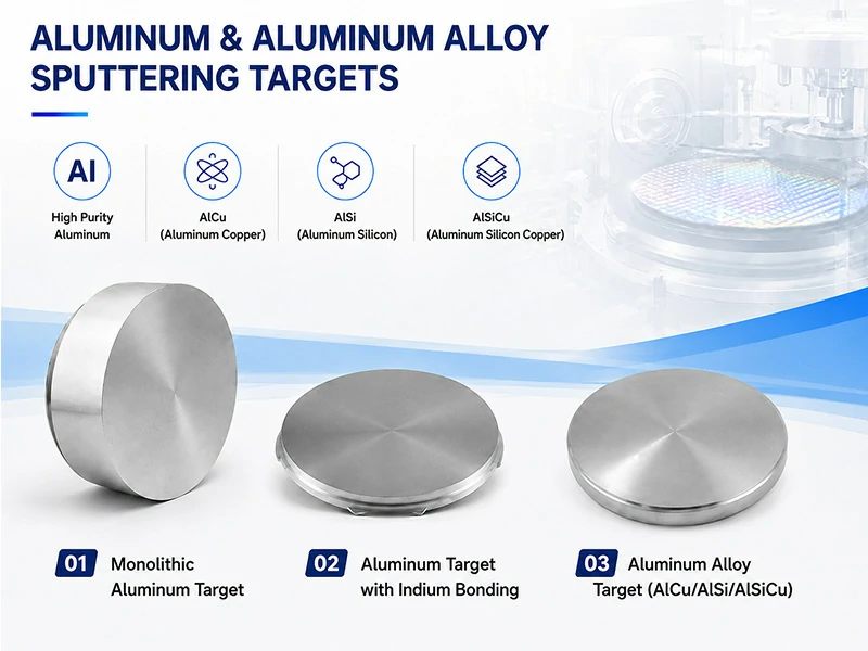 Aluminum and Aluminum Alloy Sputtering Target