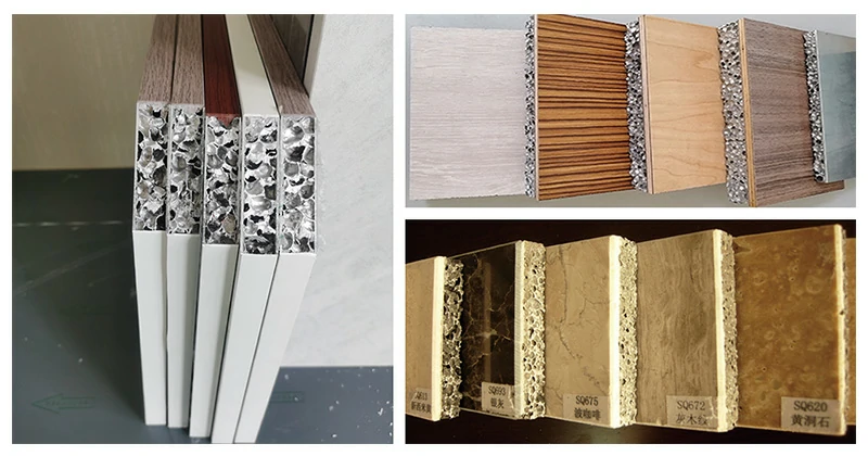Aluminum foam composite panels with decorative finishes