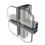 Puertas y ventanas de perfil de aleación de aluminio